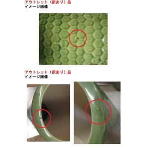 《アウトレット・訳あり品》陶器傘立て【グリーン...の詳細画像3