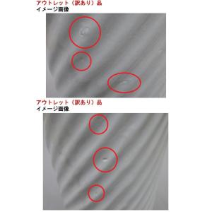 《アウトレット・訳あり品》陶器傘立て【ホワイト...の詳細画像4