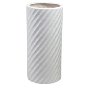 《アウトレット・訳あり品》陶器傘立て【ホワイト...の詳細画像5