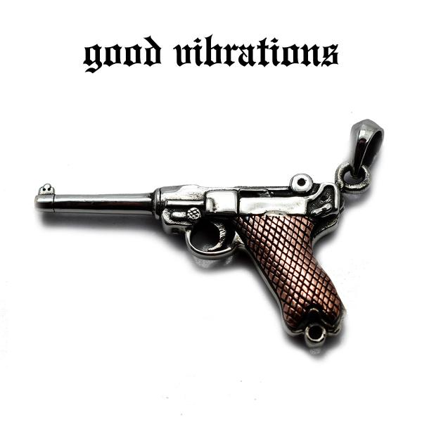 【正規取扱店】good vibrations  当店限定 スターリングシルバー×カッパー 自動拳銃 ...