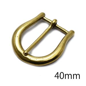 SENWA ブラス唐草レンジャーバックル ベルト用 メンズ 巾40mm 3点 
