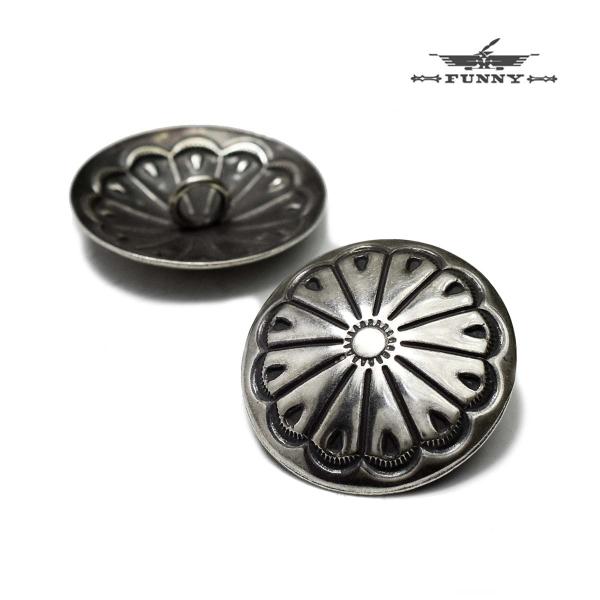 財布 パーツ FUNNY ファニー ネイティブ コンチョ F100 ループ式 31mm 1個 ネイテ...