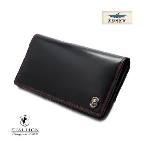 【FUNNY ファニー】財布 長財布 スタリオン コードバン ウォレット ブラック WALLET-CORDOVAN-SP-BLK｜chaos-accessory