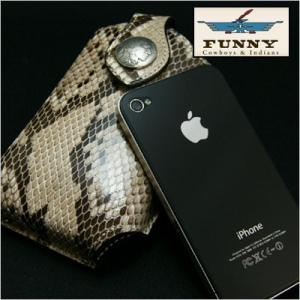 【FUNNY ファニー】スマートフォンケース ダイアモンドパイソン モバイルケース ハンディホンケース iPhone｜chaos-accessory