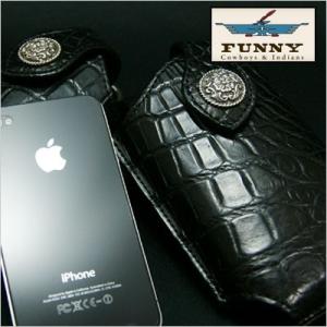 【FUNNY ファニー】スマートフォンケース クロコダイル【iPhone SE 5 5s 12min...