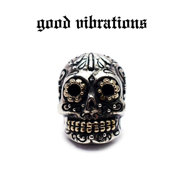 【正規取扱店】good vibrations＜Mexican Skull メキシカン・スカル ピアス...