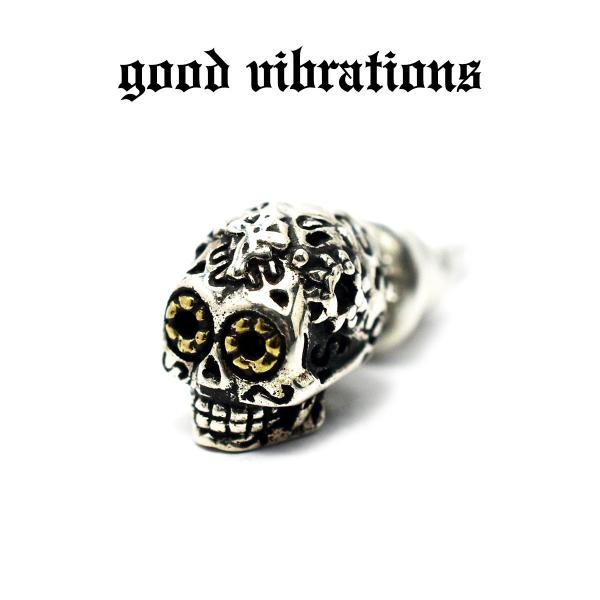 【正規取扱店】good vibrations ピアス グッドバイブレーションズ メキシカンスカル 骸...