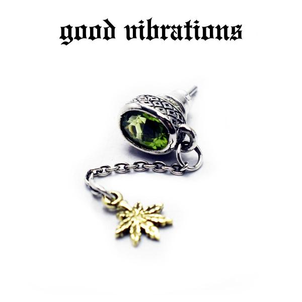 ピアス スターリングシルバー シルバー925 アクセサリー 麻の葉 大麻草 マリファナ モチーフ グ...