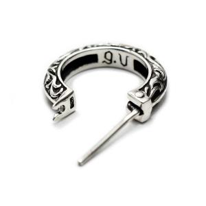 シルバーアクセサリー ピアス 片耳 メンズ ブ...の詳細画像2
