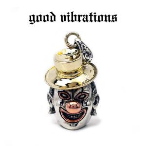 【正規取扱店】good vibrations アクセサリー 道化師 クラウン ピエロ チャーム ペン...