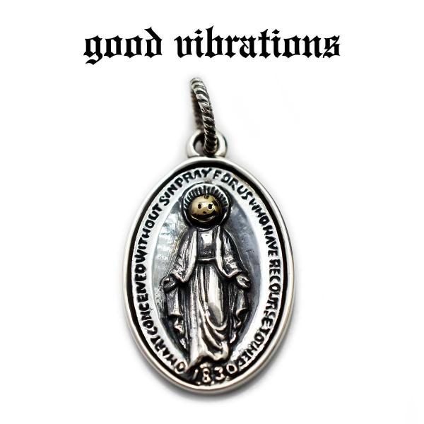 シルバーアクセサリー グッドバイブレーションズ スマイル スマイリーフェイス グアダルーペの聖母 マ...