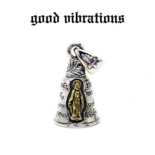 【正規取扱店】good vibrations＜グアダルーペの聖母マリア 聖書 バイブル ベル ペンダ...