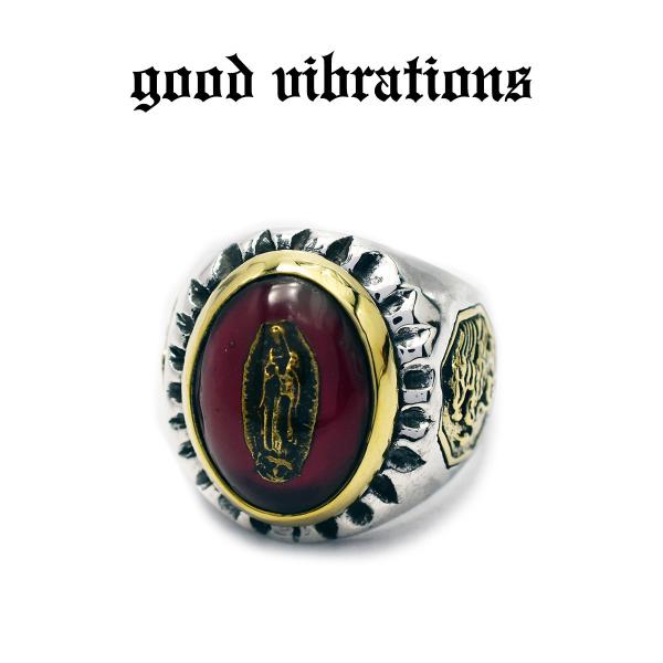 【正規取扱店】good vibrations 指輪 リング メキシカン・リング グアダルーペ・マリア...