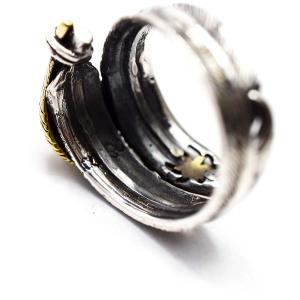 シルバーアクセサリー 指輪 グッドバイブレーシ...の詳細画像2