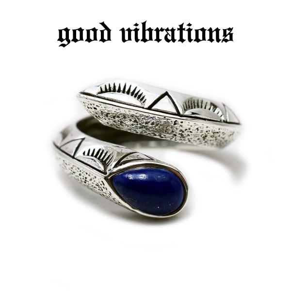 シルバー リング シルバー925 純銀 グッドバイブレーションズ 正規取扱店 送料無料 ラピスラズリ...