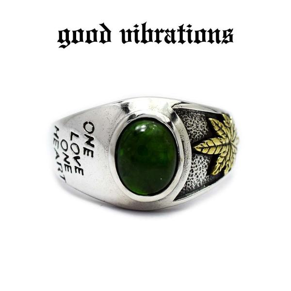 正規取扱店 good vibrations シルバーアクセサリー 指輪 シルバーリング ラスタ ワン...