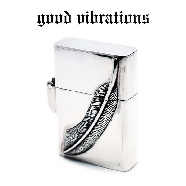 【正規取扱店】good vibrations/グッドバイブレーションズ＜重厚オイルライター SILV...