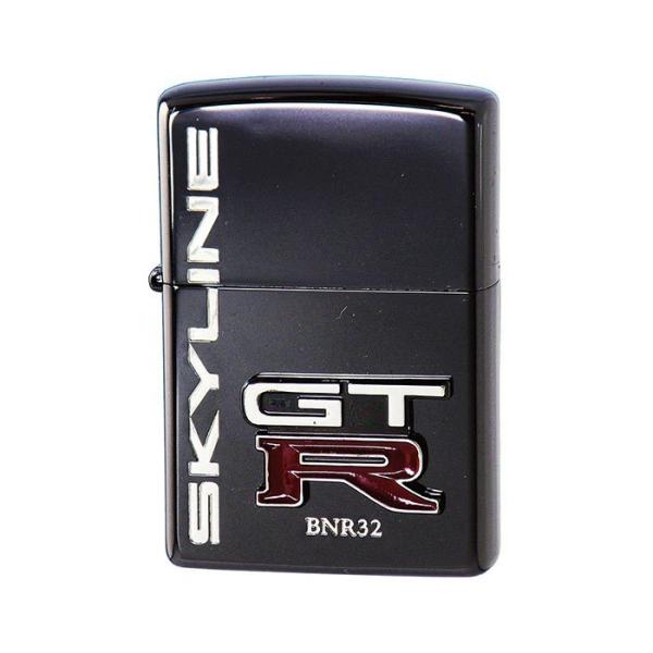 【正規取扱店】ZIPPO オイルライター ジッポー 日産 3代目 GT-R エンブレム ブラック ス...