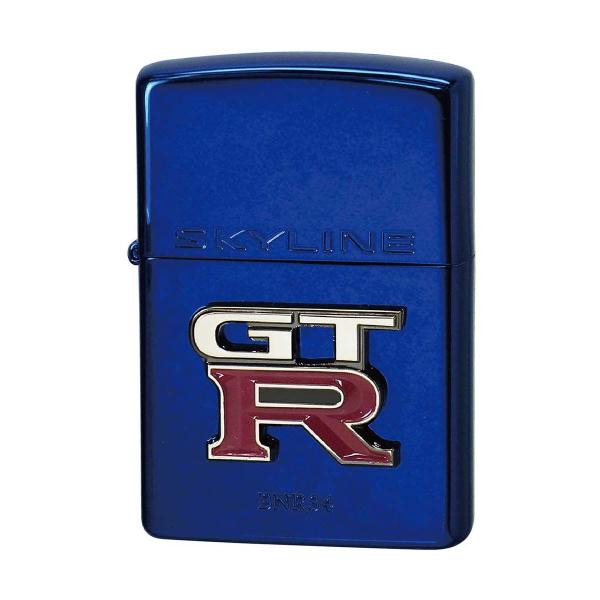ZIPPO正規取扱店 インナーケース名入れ無料 5代目 GT-R エンブレム ブルー BNR34 N...