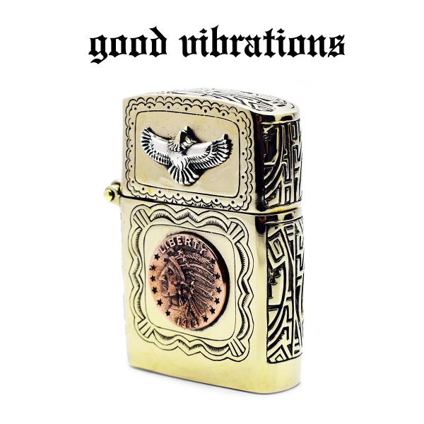 【正規取扱店】good vibrations  真鍮ブラス・イーグル　リバティーインディアンコイン ...