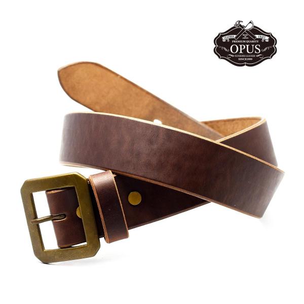 オーパス U.S OILレザー 40ｍｍベルト ホーウィン社 USオイルレザー クロムエクセルレザー...