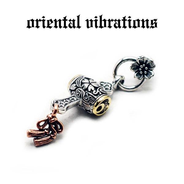 ピアス スターリングシルバー 純銀 オリエンタルバイブレーションズ 和柄 うちでのこづち 打ち出の小...