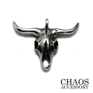 【shunyです！】(サード)　バッファロースカル SAAD (サード) 925 SILVER バッファロースカルネックレス チェーン