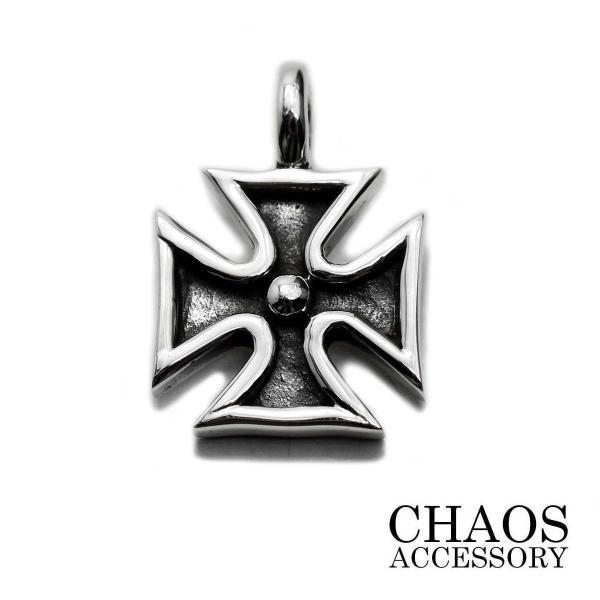 【25×17mm】シルバーアクセサリー メンズ シルバー925 アイアンクロス バイカースケボー ホ...