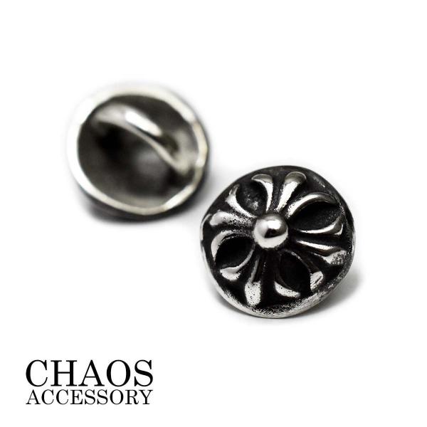 【ループタイプ】【直径8mm】 ゴシッククロス クロスボール コンチョ 十字クロス 8mm 極小 X...