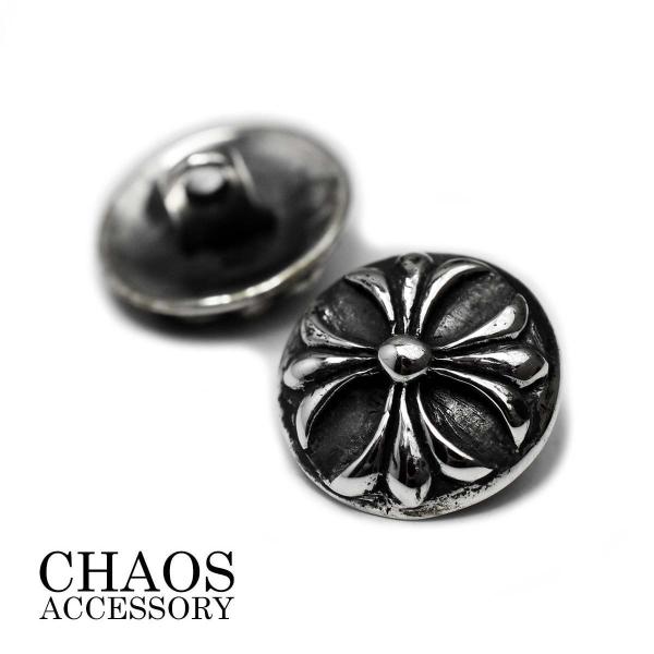 【ループタイプ】【直径14mm】 ゴシッククロス クロスボール コンチョ 十字クロス 14mm SS...