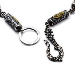 シルバーアクセサリー ウォレットチェーン シル...の詳細画像4
