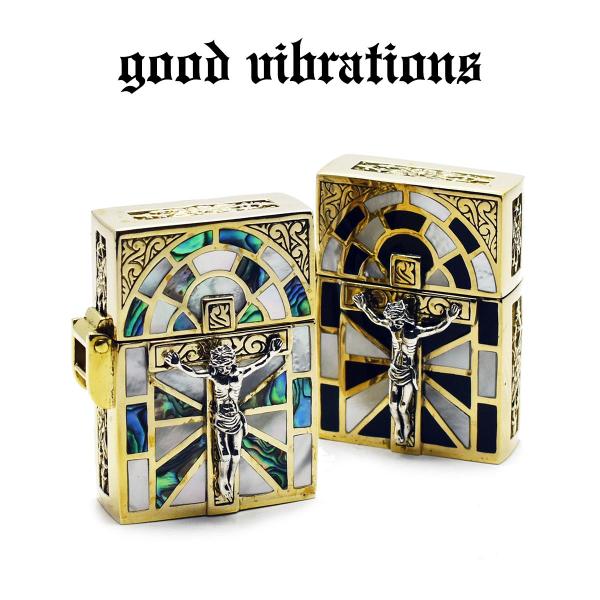 【正規取扱店】good vibrations グッドバイブレーションズ オイルライター キリスト ジ...
