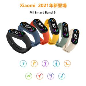 ビッグサマーセール MiBand6　Xiaomi シャオミ スマートウォッチ 30種類のスポートモード対応　歩数計　防水機能　（ブラック）