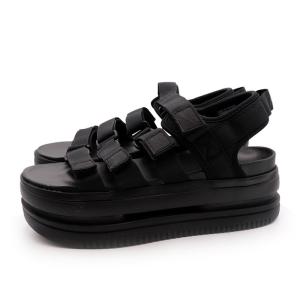 NIKE ナイキ レディース カジュアル アウトドア 厚底 サンダル ウィメンズ アイコン クラシック DH0223-004 ブラック