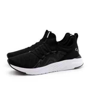 PUMA プーマ レディース スポーツ ランニング カジュアル 通学 スニーカー シューズ ソフトライド ソフィア 2 マーブル ウィメンズ 378712-01 ブラック 黒｜chaplin-ec