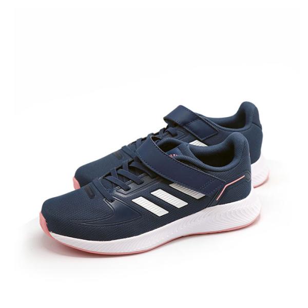 キッズ ジュニア ランニング スニーカー シューズ アディダス CORE FAITO EL K コア...