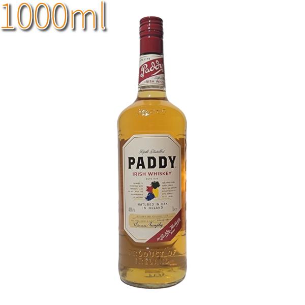 お酒 ギフト ウイスキー アイリッシュウイスキー パディ ( Paddy ) 40° 1000ml ...