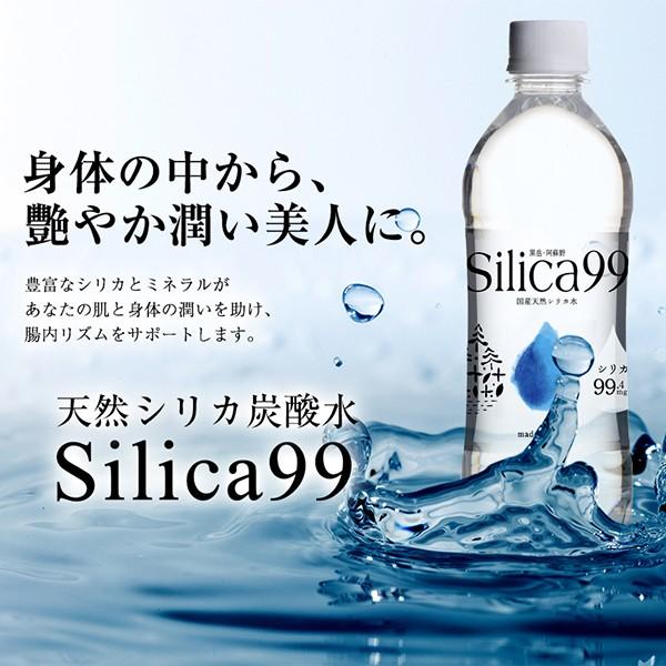 飲料水 住宅企画 Silica99 天然シリカ水 500ml×1ケース(24本) (美容に力を入れる...