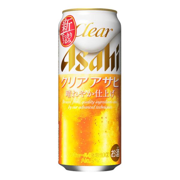 お酒 第三のビール アサヒ クリアアサヒ 500ml ケース (24本入り) ((お取り寄せ商品))