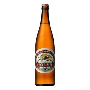 お酒 ビール キリン ラガー 大瓶 633ml ケース (20本入り)｜chaplin
