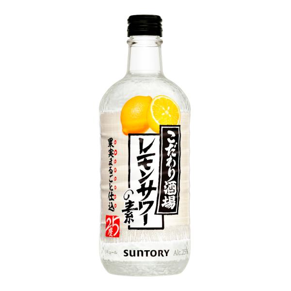 お酒 リキュール サントリー こだわり酒場のレモンサワーの素 25° 500ml (ソーダ割り専用)