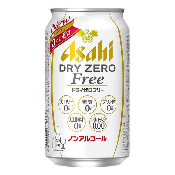 飲料水 アサヒ ドライゼロ フリー 350ml ケース (24本入り) (アルコール0.00・カロリ...