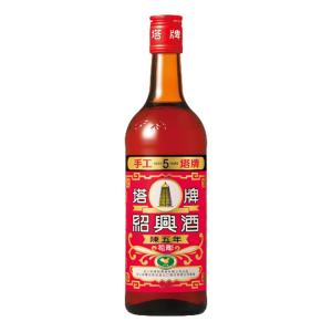 お酒 リキュール紹興酒 塔牌 花彫 陳五年 16° 600ml｜chaplin