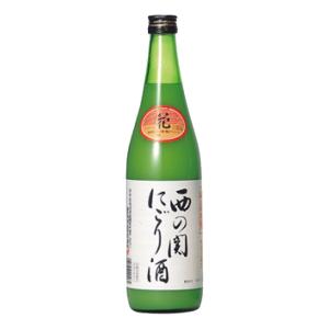 お酒 日本酒 萱島酒造 西の関 にごり 720ml