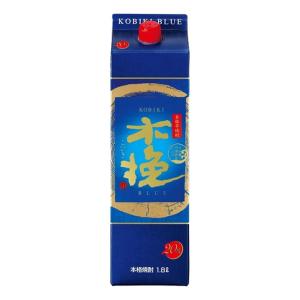 木搾 BLUE 1.8Lパック 25度 6本 木搾 BLUE 1.8Lパック 25度 6本 お酒 焼酎 木挽ブルー25