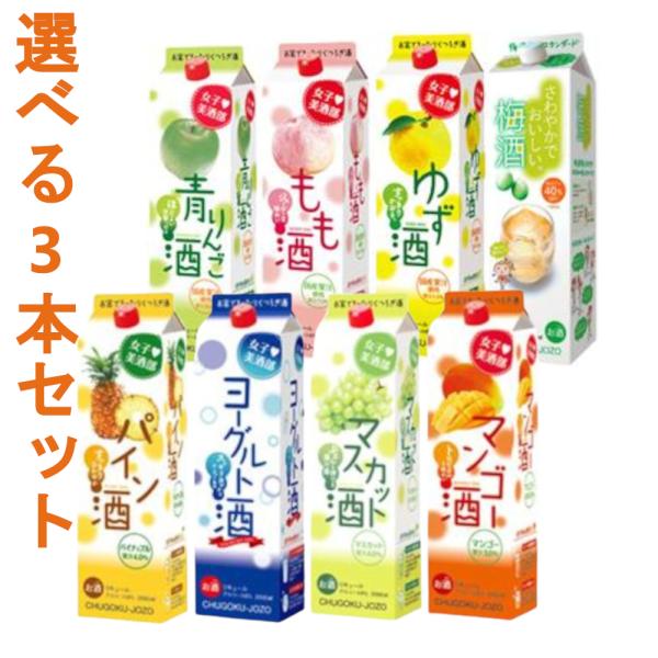 お酒 リキュール  まとめ買い サクラオ B&amp;D 女子美酒部 2000ml 8種類から選べる3本セッ...