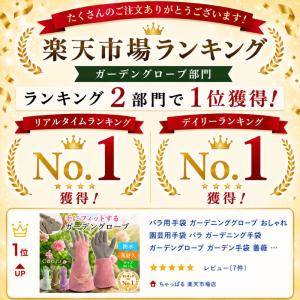 バラ用手袋 ガーデニンググローブ おしゃれ 園...の詳細画像1