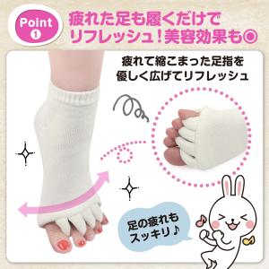 足指 広げる グッズ セラピーソックス 外反母...の詳細画像2