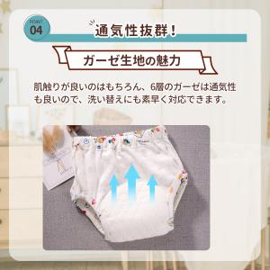 トレーニングパンツ 6層 トイトレ トレパン ...の詳細画像5