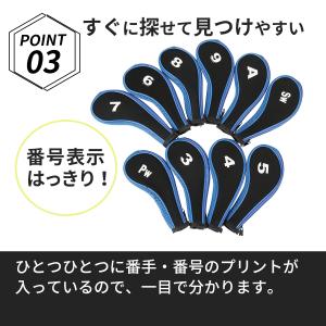 アイアンカバー セット 10点 10点セット ...の詳細画像3